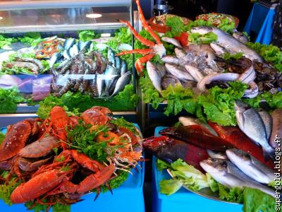 du marché au présentoire d'un restaurant