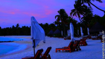 plage aux Maldives