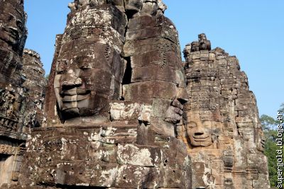 visages de pierre: temple du Bayon