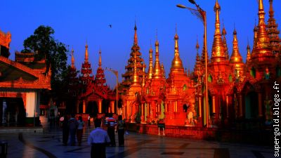 Pagode Shwedagon, Rangoon, Birmanie