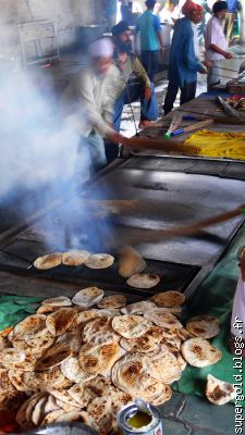 préparation des chapati