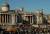 la foule devant la National Galery, Trafalgar Square